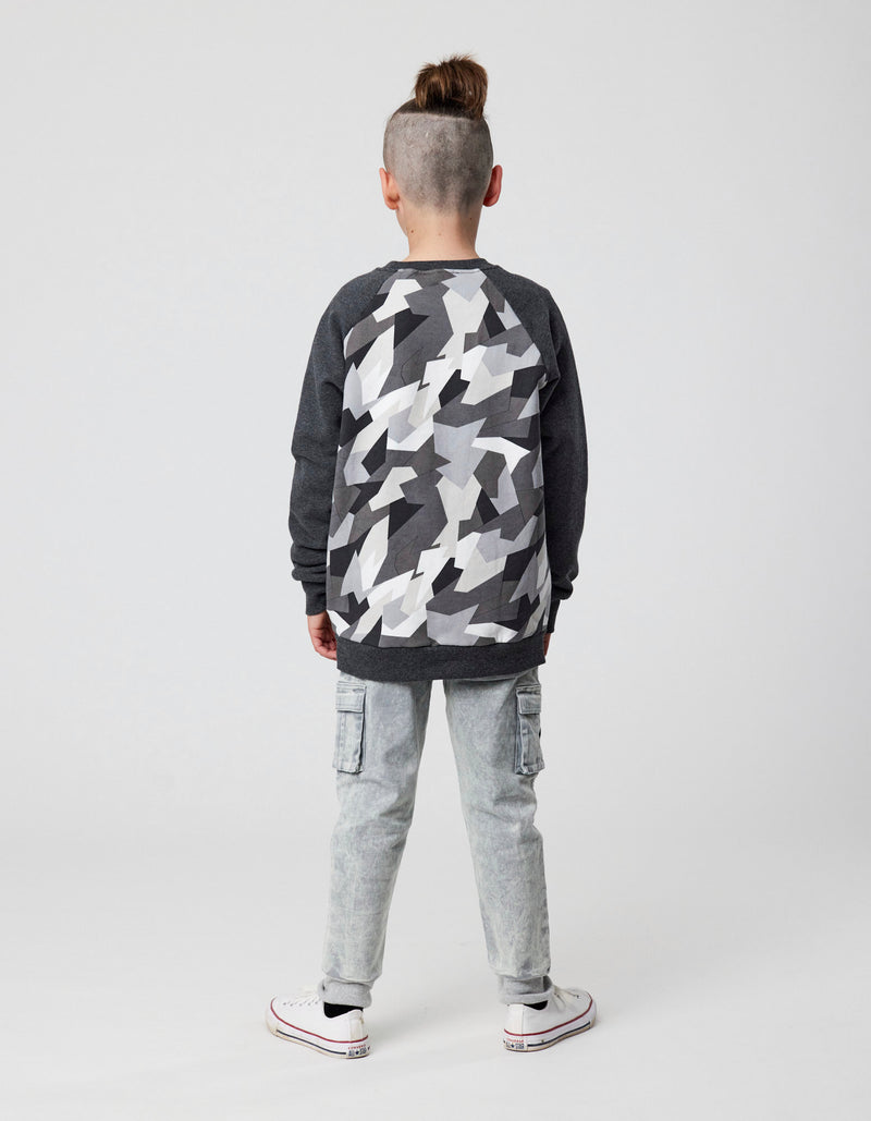 Radicool | Camoflage Raglan Crew RRP $59.99