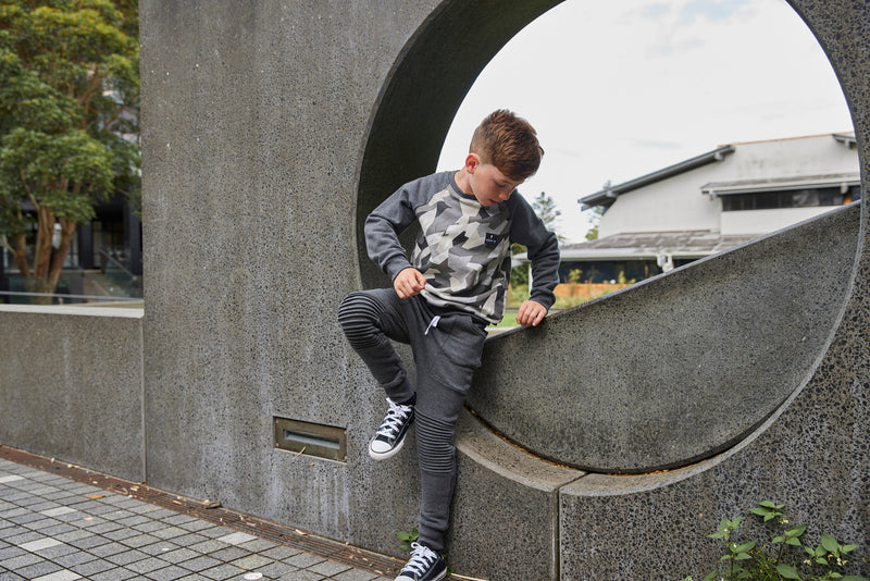 Radicool | Camoflage Raglan Crew RRP $59.99