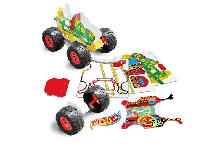 Hot Wheels Monster Trucks Maker Kitz Crash Zone Twin Pack