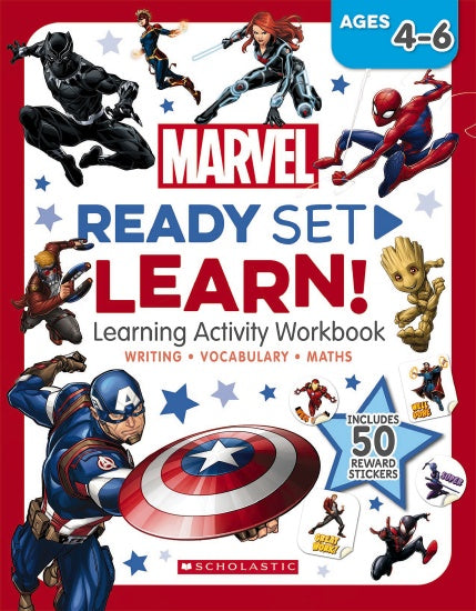 Marvel: Ready Set Learn! Learning Activity Workbook