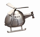 Helicopter  Money Box - Pewter