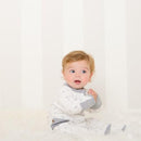 Li'l Zippers Baby Grey Starfish Long Romper