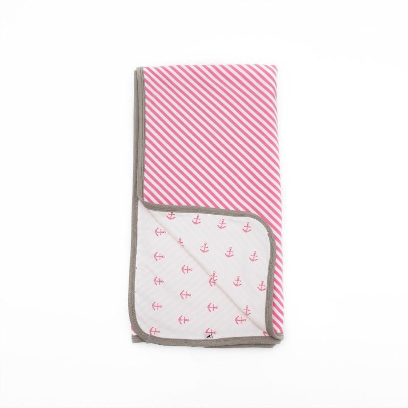 Li'l Zippers Pink Reversible Blanket