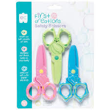 First Creations Safety Scissors 3 pack