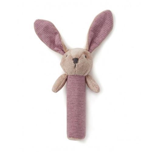 Nana Huchy Bunny Rattle- pink designer Toy