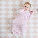 JUJO Baby 100% Cotton Knit Chevron Pink Pointelle Shwrap