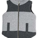 Korango | Padded Knit Vest Charcoal - Tiger story W19