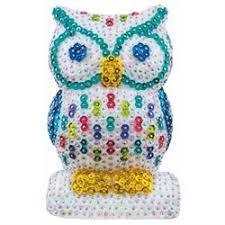 Owl 3-Dimensional SEQUIN Art