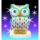 Owl 3-Dimensional SEQUIN Art