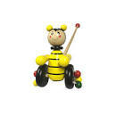 Push Along Toy Wooden - Bee