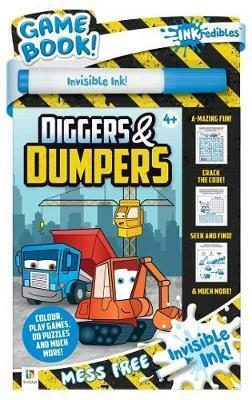Inkredibles Diggers & Dumpers Magic Ink Pictures