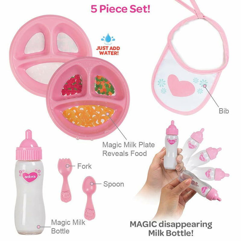 Doll Magic Feeding Set 5pcs | Adora