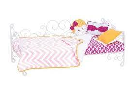 Our Generation Yellow Hearts Scroll Bed
