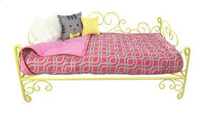 Our Generation Yellow Hearts Scroll Bed