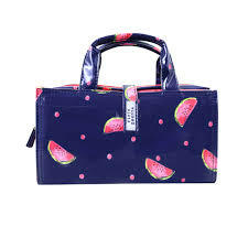 WICKED SISTA | WATERMELON SPOTS LARGE HANDLE COSMETIC/ TOILET BAG
