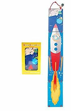 Wooden Growth Chart - Space