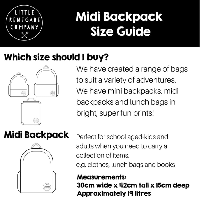 Little Renegade | Midi backpack-Tropic