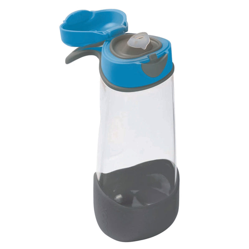 B.Box Sport Water Bottle with Spout 450ml- Blue Slate
