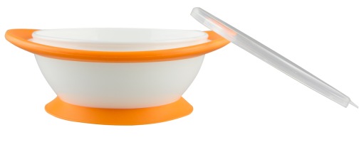 NUK: No-Mess Suction Bowls with Lids