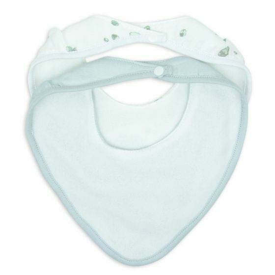 LITTLE BAMBOO | MUSLIN BIB 2PK WHISPER