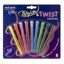 Spin and Twist Crayons