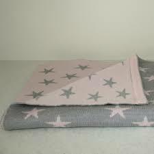 Country Laine Merino Pink Star Blanket