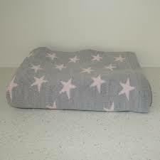 Country Laine Merino Pink Star Blanket