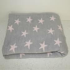 Country Laine Merino Pink Star Blanket