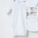 EMOTION & KIDS | WHITE SELF STRIPE SLEEP SACK