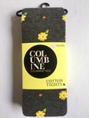 COLUMBINE | COTTON TIGHT (Charcoal and Floral)