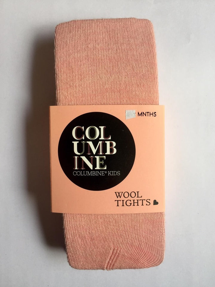 COLUMBINE | Merino Wool Tights - Pink