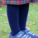 Columbine Merino Wool Tights - Navy