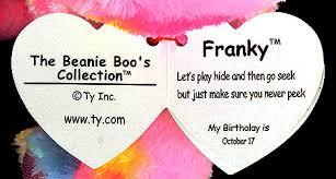 TY Toys | Beanie small | Franky