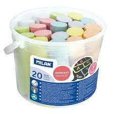 Milan Non Dust Chalk 20pk