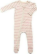 Boody Baby | Stripe Long Sleeve Onesie - Rose