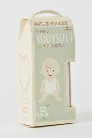 Boody Baby | Organic Bamboo N/S Bodysuit chalk or grey