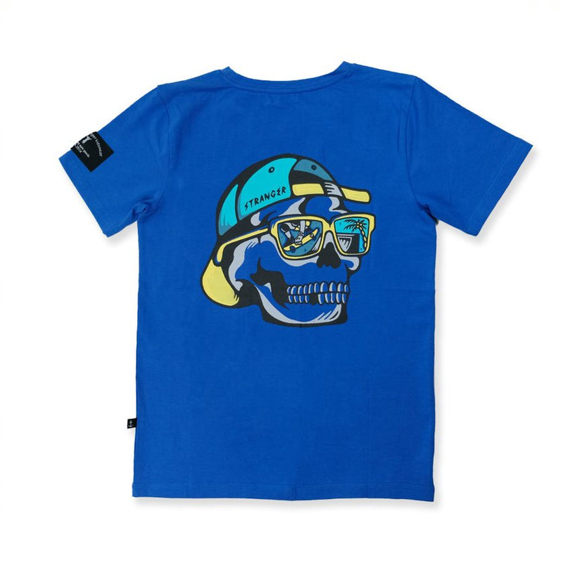 Hello Stranger | Reflection Tee-Bright Blue