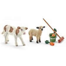 Schleich | Cleaning Kit with Calf - 41422