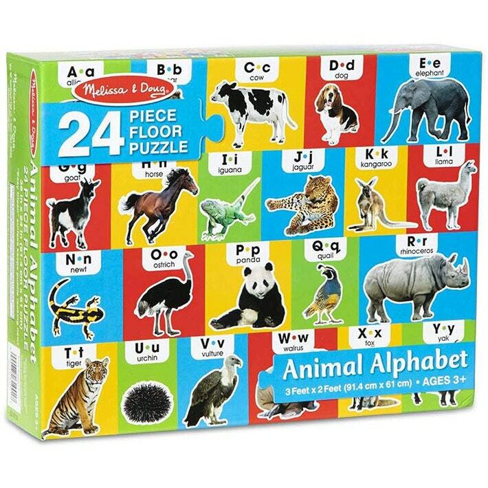 Animal Alphabet Floor Puzzle 24pc | Melissa & Doug