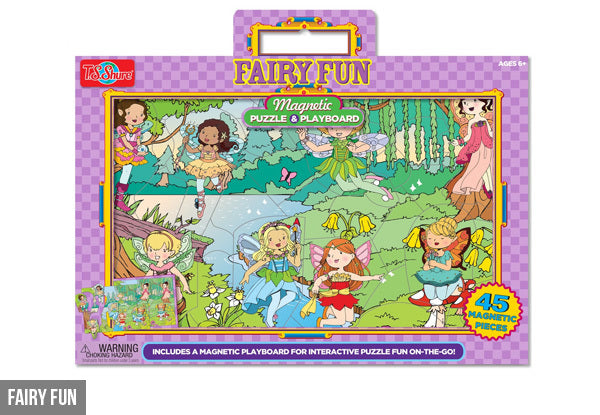 Magnetic Puzzle and Playboard - Fairy