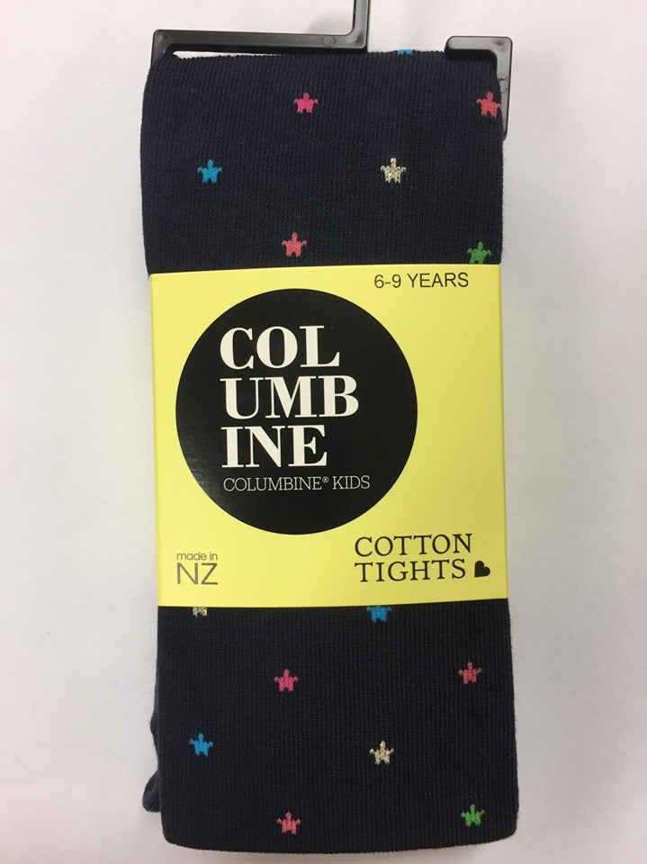 Columbine | Bright Stars Cotton Tights