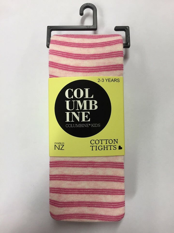 Columbine | Cotton Tight - Pink  Stripe