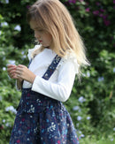 FLUTTER LONG SLEEVE TOP RIBBED IN PINK | Alfaberry - W20