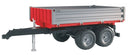 Bruder | Tipping Trailer- Red & Grey