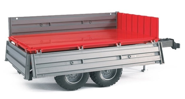 Bruder | Tipping Trailer- Red & Grey