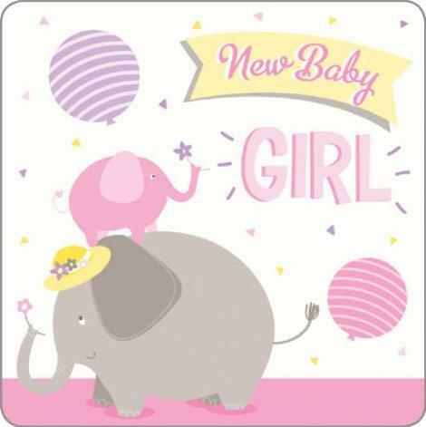 Card Caption: New Baby Girl