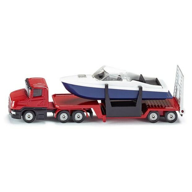 Siku 1613 | Scania Low Loader with Speed Boat