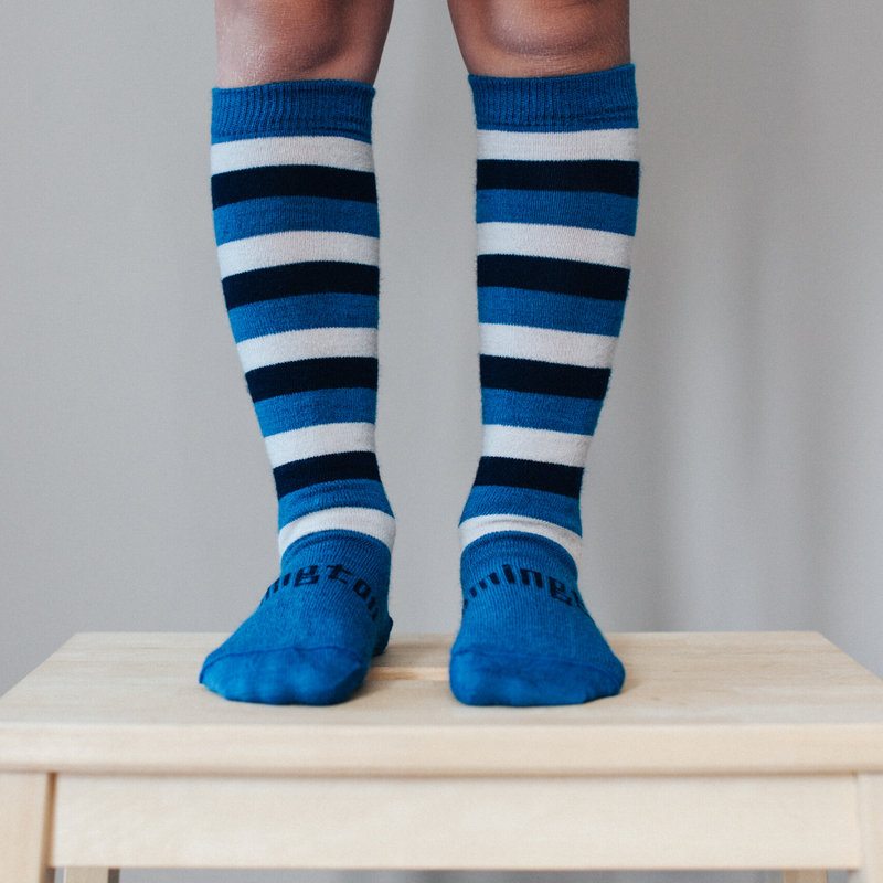 Lamington | Merino Knee High Socks | MARINE