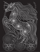 Kaleidoscope Neon Colouring Unicorns