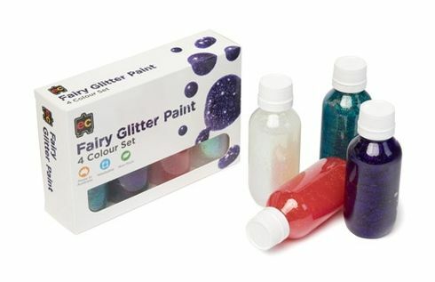 EC First Creations | Acrylic Fairy Glitter Paint 4pk
